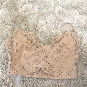 Lace boho bralette